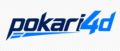 Logo pokari4d warna merah dan hitam